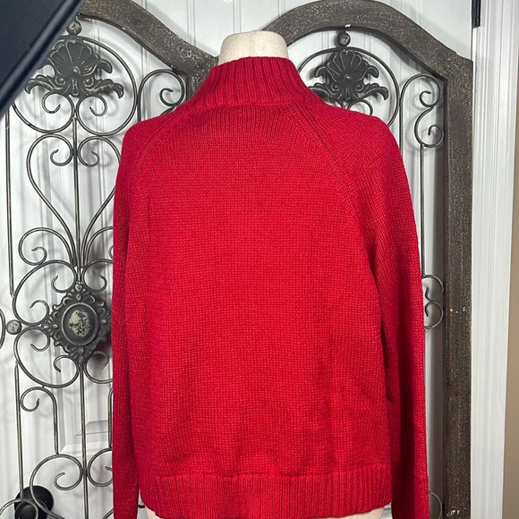 TOMMY HILFIGER
Check Raglan Sleeve Sweater Sz XL(Color Scarlet & Black) NWT - Picture 4 of 16